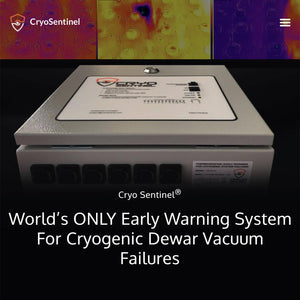 CryoSentinel® - Thermographic Early Warning System For Cryogenic Storage Vacuum Failures - IVF Store
