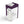 ENCORE® Latex Acclaim Gloves Box Size 7.5, purple and white box on white background