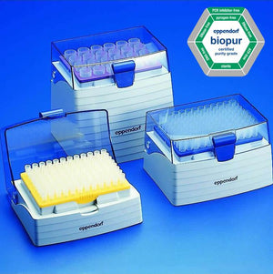 Eppendorf Biopur Pipette Tips (epT.I.P.S) racked and available MEA tested  Edit alt text