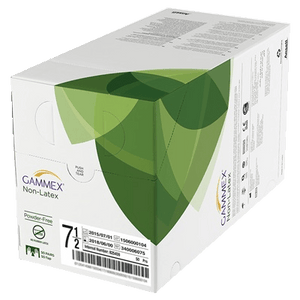GAMMEX® Non-Latex Neoprene Gloves - Sterile Surgical Gloves Box, green and white