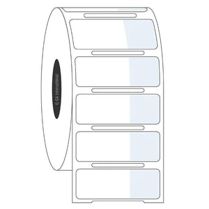 Thermal-Transfer Wrap-Around Cryo Labels – 0.9″ x 0.5″ +0.5″ Wrap With Back Slit - IVF Store