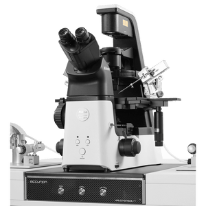 The Accurion i4 - Active Vibration Isolation Desktop System showing Microscope