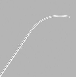 IUI CURVED Intra Uterine Insemination Catheter Curved Open Tip close up