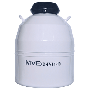 MVE XC 47/11-10 Aluminum Dewar with (10) 11" Canisters