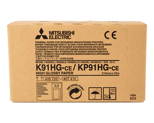 Mitsubishi K91HG-CE / KP91HG-CE High Glossy Thermal Paper