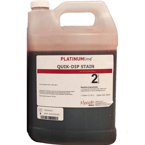 PlatinumLine® Quik Dip® Red Hemotology Stain (1 gal)