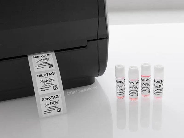 Cryogenic Barcode Labels with SimPEEL™ Technology – 1″ x 1″ - IVF Store