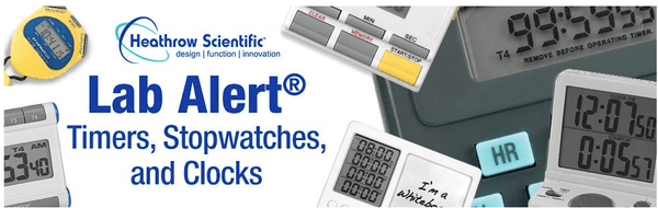 Lab Alert Digital Four Channel Pocket Timer/Clock - IVF Store