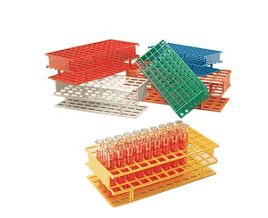 Test Tube Rack Unwire White 16 mm - IVF Store