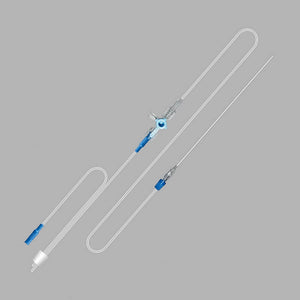 The ACE-FL Single Lumen Ovum Pickup Needle with Flushing Line is used for laparoscopic or ultrasound-guided transvaginal retrieval of oocytes from ovarian follicles.