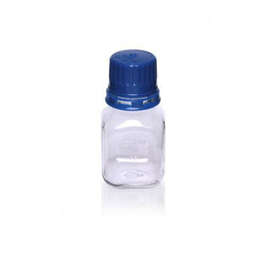 PETG Square Media Bottle, Standard Seal - 30mL I=Only - IVF Store
