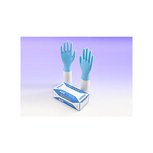 RS Safe PF Nitrile Examination Gloves - IVF Store