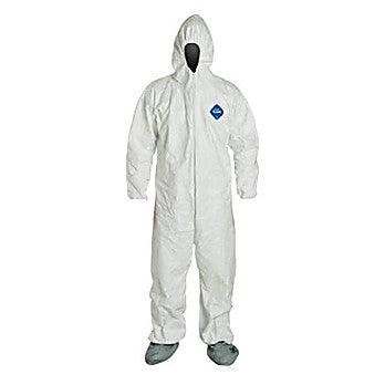 Tyvek Coverall with Hood and Skid-Resist Boots - IVF Store